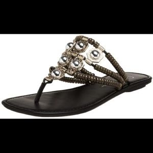 Brown and Olive Green Sandal